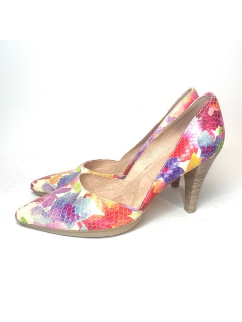 Hispanitas Floral Leather Pumps | 36